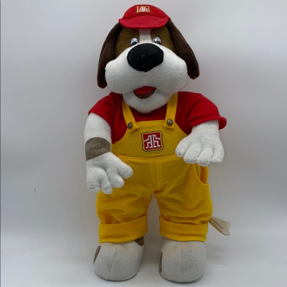 Vintage Handy Hound Home Hardware Mascot Plush Stuffed Animal Dog Advertising  …